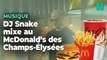 DJ Snake a transformé le McDonald’s des Champs-Élysées en vraie boîte de nuit