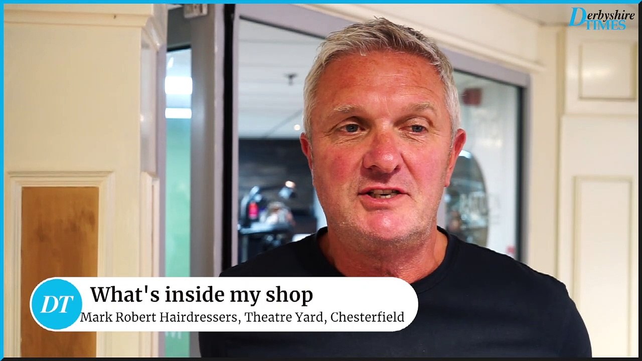 Whats inside my shop Chesterfield salon Mark Robert Hair video