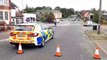 Kettering London Road collision between motorbike and car police road closure-28-06-23-