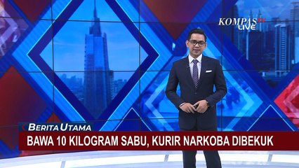 Скачать видео: Bawa 10 Kilogram Sabu, Kurir Narkoba di Kota Medan Dibekuk Polisi