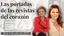 Portadas de las revistas: Carmen Sevilla, Tamara Falcó, Mar Flores y Jorge Javier, entre otros
