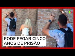 Turista grava nomes no Coliseu de Roma e provoca ira das autoridades italianas