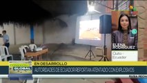 Ecuador: Revolución Ciudadana denuncia atentado con explosivos durante mitin electoral