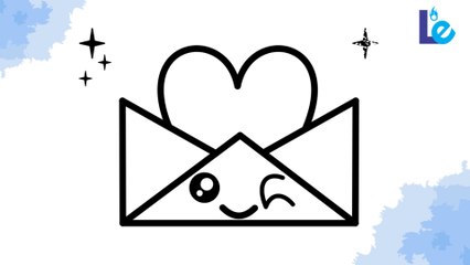 How to draw a letter so cute step by step