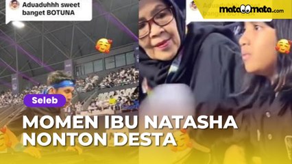 Anaknya Sudah Cerai, Momen Ibu Natasha Rizki Nonton Desta Tanding Tenis Bikin Terenyuh