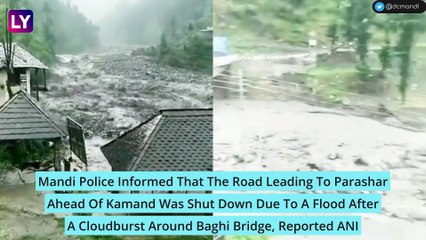 Flash Floods In Himachal Pradesh: Locals, Tourist Stranded As Vehicular Movement Halted Due To Heavy Rains In Mandi