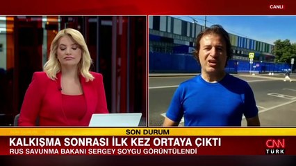 Rusya Savunma Bakanı Şoygu, kalkışma sonrası ilk kez ortaya çıktı