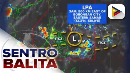 PAGASA: LPA na nasa loob ng PAR, mababa ang tiyansa na maging bagyo