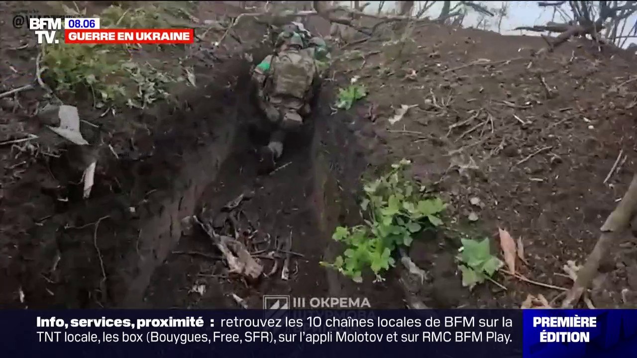 Guerre en Ukraine: dans les tranchées de Bakhmout