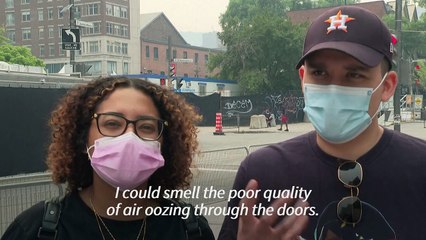 Montreal blanketed in smog