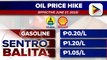 Higit P1 taas-presyo sa kerosene at diesel, ipatutupad bukas;   Gasolina, may dagdag-presyo rin