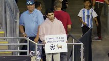 Le seum d'un fan qui a fait 2000 km pour voir Messi alors qu'il est en vacances