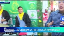 Limeños celebran la Fiesta de San Juan con mucho sabor y buena música