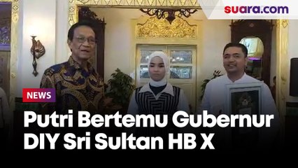 Penyanyi Putri Ariani Bertemu Gubernur DIY Sri Sultan HB X di Kepatihan