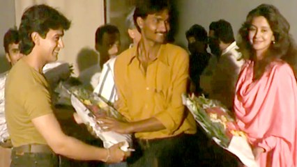 Aamir Khan, Urmila Matondkar Promoting "Rangeela" In Public | Flashback Video