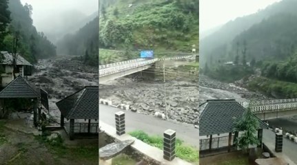 हिमाचल प्रदेश में बादल फटने से भारी तबाही, सड़कें क्षतिग्रस्त, छात्रों की बस समेत कई वाहन फंसे