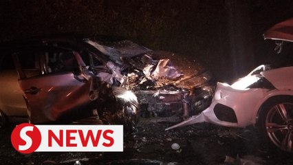 Thai tourist killed in three-vehicle crash near Mersing