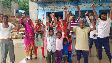 दौसा. बरसात ने खोली नगरपालिका प्रशासन की पोल, घरों में भरा पानी