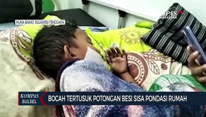 Bocah Tertusuk Potongan Besi Sisa Pondasi Rumah