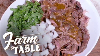 How to Make Goat Stew Tacos | Farm To Table