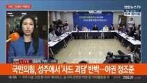 성주 간 국민의힘 '괴담 반박'…민주·정의 '오염수 저지' 단식 농성