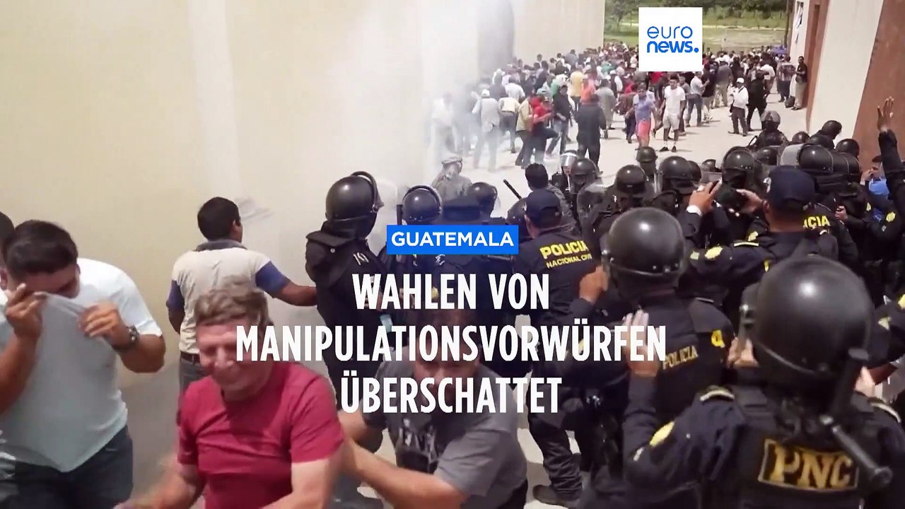 Präsidentschaftswahlen in Guatemala: Unruhen und Manipulationsvorwürfe