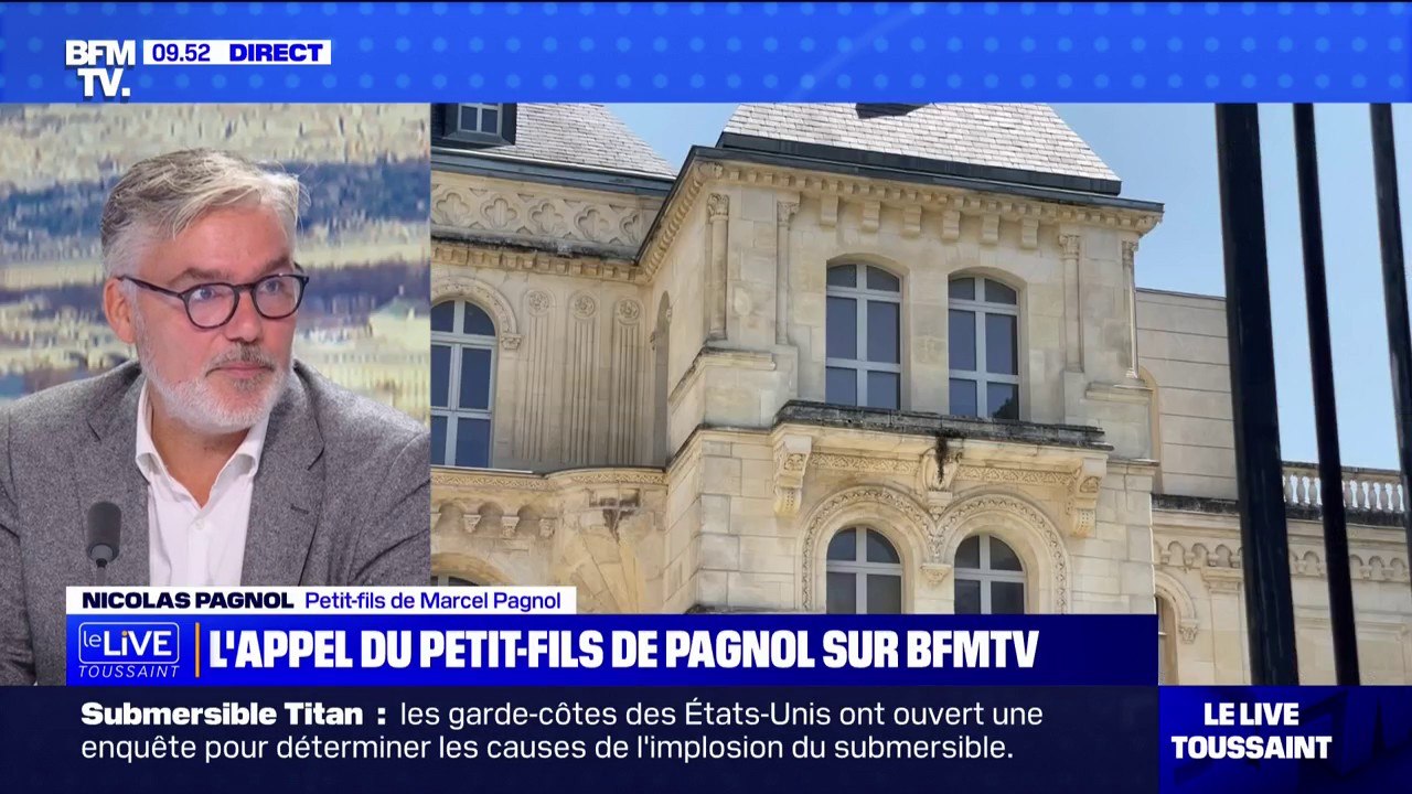 Château de la Buzine à Marseille: le petit-fils de Marcel Pagnol "serait très heureux de pouvoir en discuter avec" Emmanuel Macron