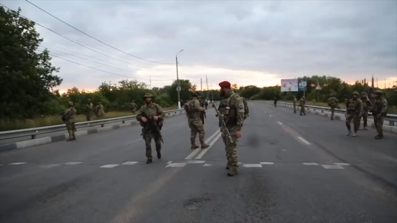 Kadyrow-Kämpfer machen sich mit Inszenierung lächerlich