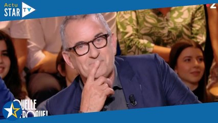 VIDEO Christophe Dechavanne "pas content" : l'apparition surprise de sa superbe fille Ninon à la tél