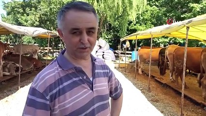 Kurban pazarındaki satıcılar, mandıra ve internet üzerinden yapılan kurban satışlarından dertli