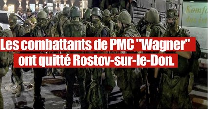 Les combattants Wagner libèrent une base militaire appartenant à la Russie.