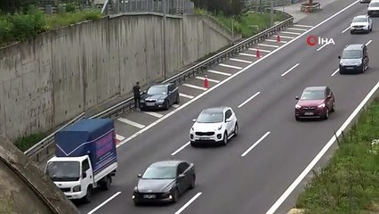 Bolu geçişinde trafik yoğunluğu azaldı