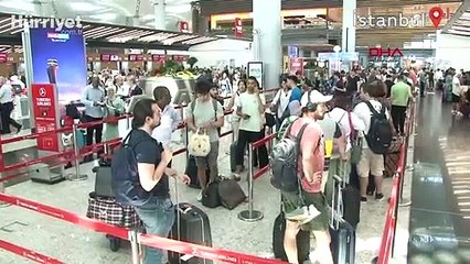 İstanbul Havalimanı'nda tüm zamanların yolcu rekoru kırıldı