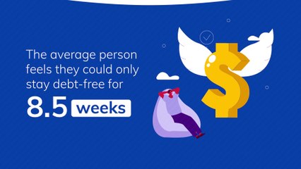 Average American can only stay debt-free for 8.5 weeks