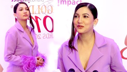 New Mom Gauahar Khan Attends The Red Carpet Of Golden Glory Awards 2023
