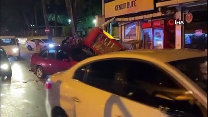 Sinop'ta Motosiklet ve Otomobil Kaza Yaptı