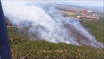 İzmir'de Orman Yangını: 5 Helikopter, 2 Uçak Bölgede