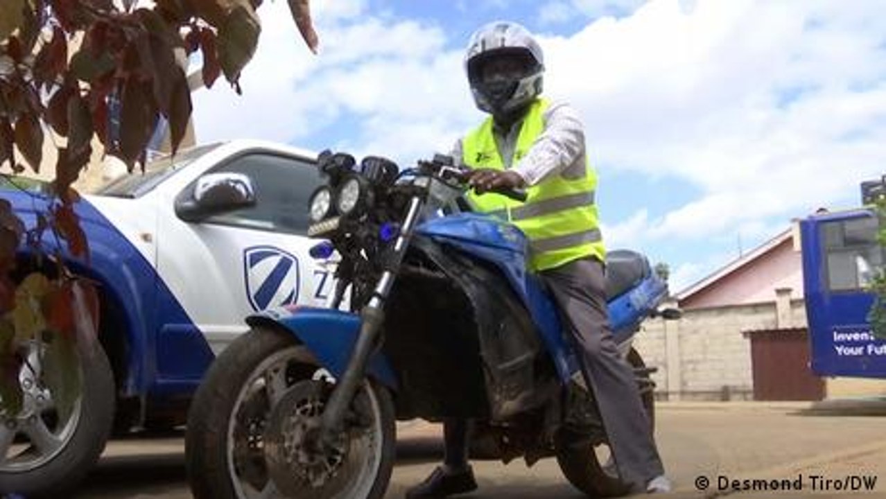 Motorcycles powered by old laptop batteries in...