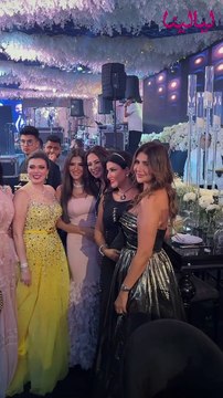 مي عمر ومحمد سامي وجومانا مراد وأبو هشيمة ولبلبة والعديد من نجوم الفن والمجتمع في زفاف نجلة خالد صلاح