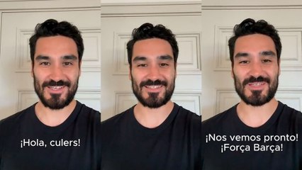 Gündogan saluda a sus nuevos aficionados: "¡Força Barça!"