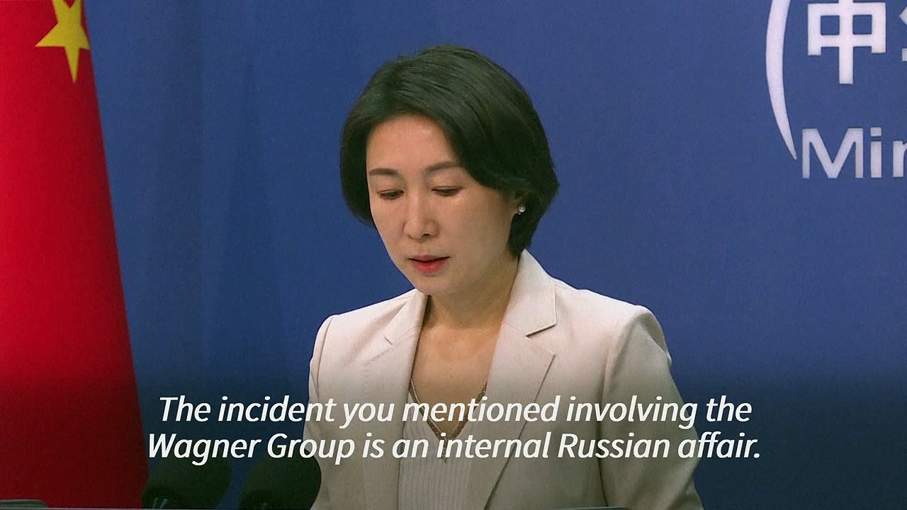 China says supports Russia's 'stability' after Wagner revolt