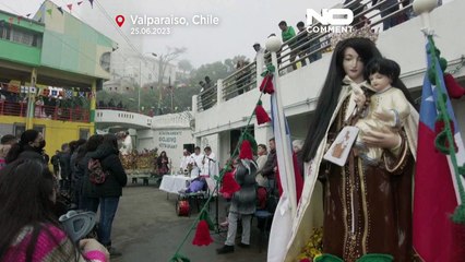 La colorida celebración de San Pedro de los pescadores de Valparaíso