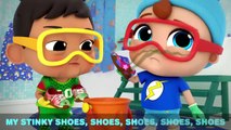 Clean Your Shoes Song  Baby John and Manny  Little Angel Kids Songs & Nursery Rhymes