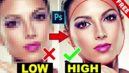 How to make low to high quality/resolution photo/image Photoshop low resolution to high resolution |Technical Learning