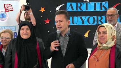 Tuzla Belediyesi 65 yaş üstü vatandaşlara kep atma heyecanı yaşattı