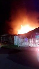 Incêndio destrói casas e homem morre em Fraiburgo