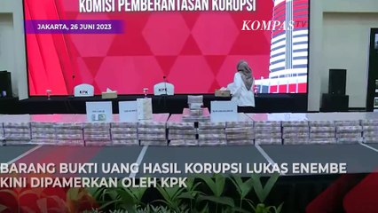 Penampakan Uang Hasil TPPU Lukas Enembe Rp 81 Miliar, Ini Penjelasan KPK