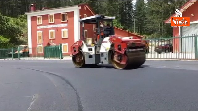 Anas al lavoro per il ripristino della strada statale a Longobucco, in Calabria