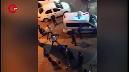 Sokak düğününde polise sopalı ve baltalı saldırı