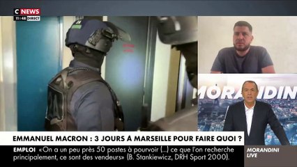EXCLU - Marseille - Témoin de la nouvelle fusillade qui a fait 2 blessés hier soir, Mohamed Benmeddour, médiateur, raconte: "Elle avait le mollet complètement arraché, un trou au niveau du talon"